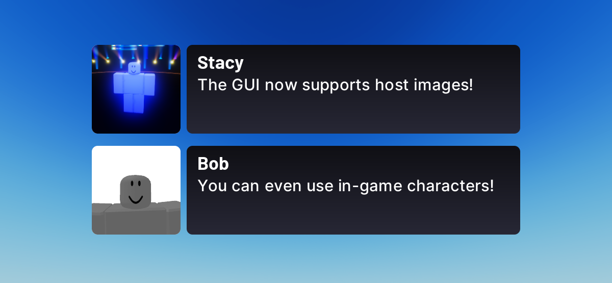 A Host Gui with a host image